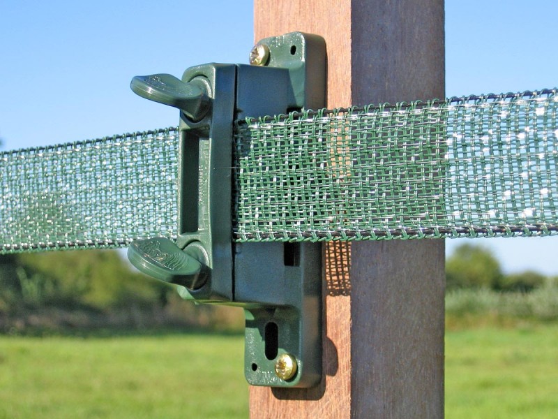 Ruban clôture électrique vert 4 cm 500 m – V4